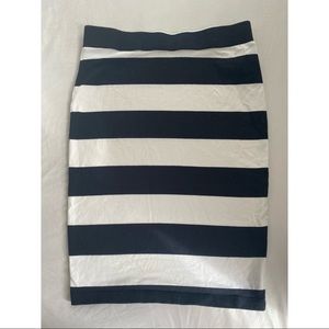 Black and white skirt